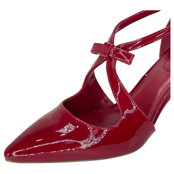 Bandolino Zeffer3 Red Patent Leather Womens Heels Size 8.5M - Picture 7 of 14